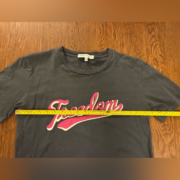 Rebecca Minkoff	Gray & Pink Freedom T-Shirt - Size XS - Picture 5 of 6